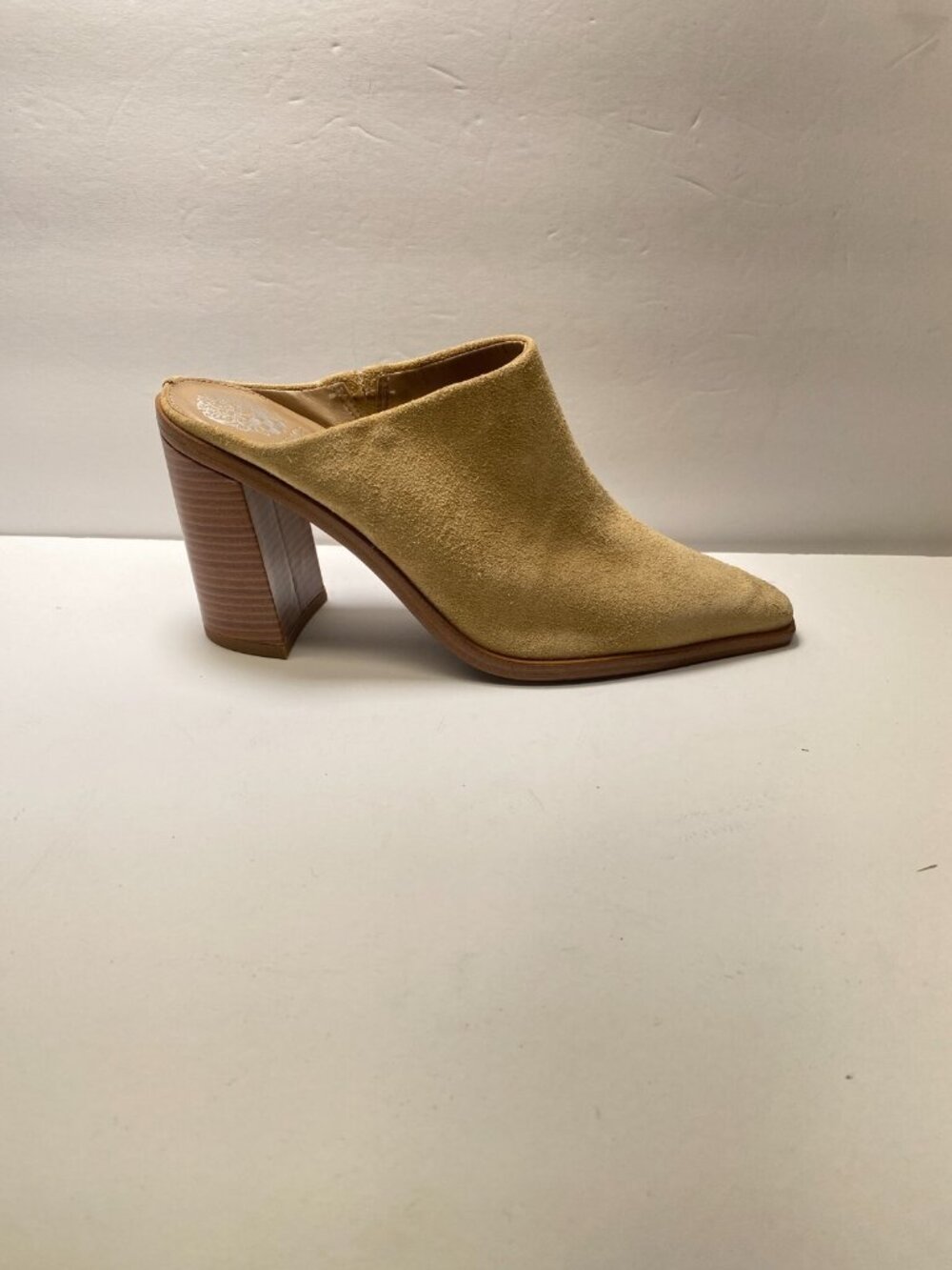 Vince Camuto Women's Weeren Leather Pointy Slip On Heel bootie Sz 9.5